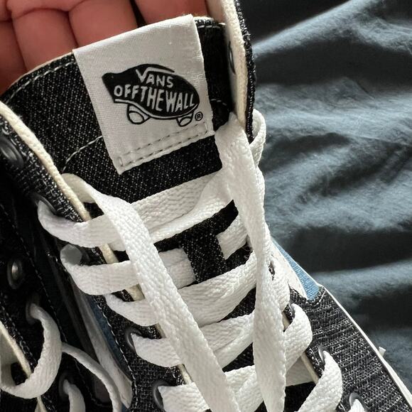 Vans SK8-Hi Tapered Threaded Denim Sneaker *Rare* - Picture 8 of 10